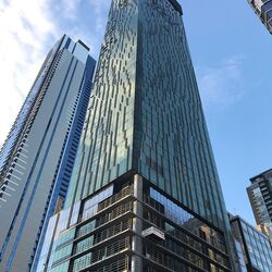Vista exterior del edificio Skytower Victoria One en Melbourne