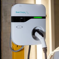 Estación de carga para vehículos eléctricos.