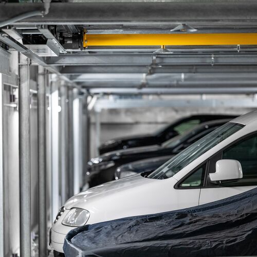 Parking system from the inside