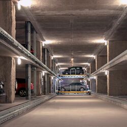Parking system from the inside