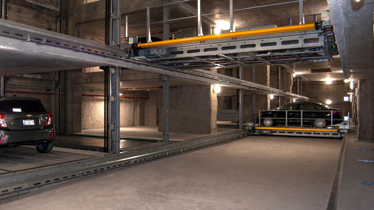 Parking system from the inside