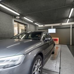 Entrance to the parking system