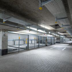 Resumen de la distribución de los sistemas de aparcamiento en el aparcamiento subterráneo