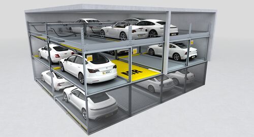 Visualisation of a parking system