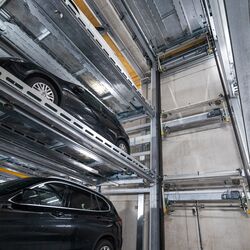 Parking system from the inside